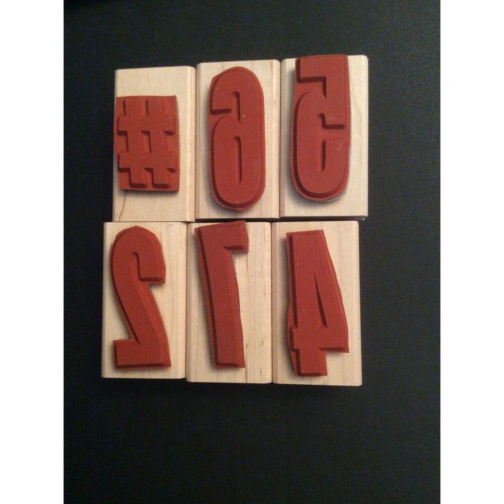INVENTORY REDUCTION SALE. Stampin Up - Headline Numbers B21